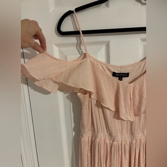 Guess off the shoulder pink blush dress - size 12 or large - Picture 5 of 12
